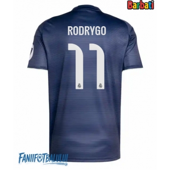 Real Madrid Rodrygo Goes #11 Tricou Fotbal Replică 2025-26 Barbati Deplasare